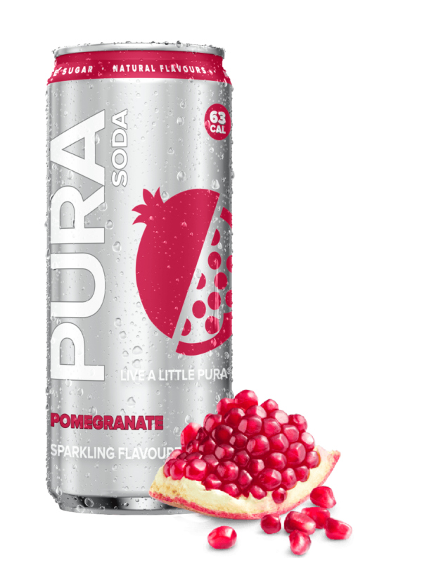 Pura Pomegranate Soda (6-pack) - Image 2